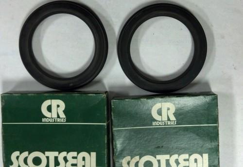 (two) chicago rawhide cr services scotseal plus 45158 oil grease seal 