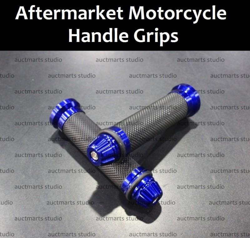 For universal yamaha yzf r1 r6 7/8" 22mm handle grips st2 blue d