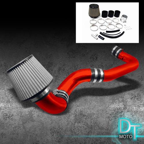 Stainless washable cone filter + cold air intake 95-96 240sx s14 red aluminum