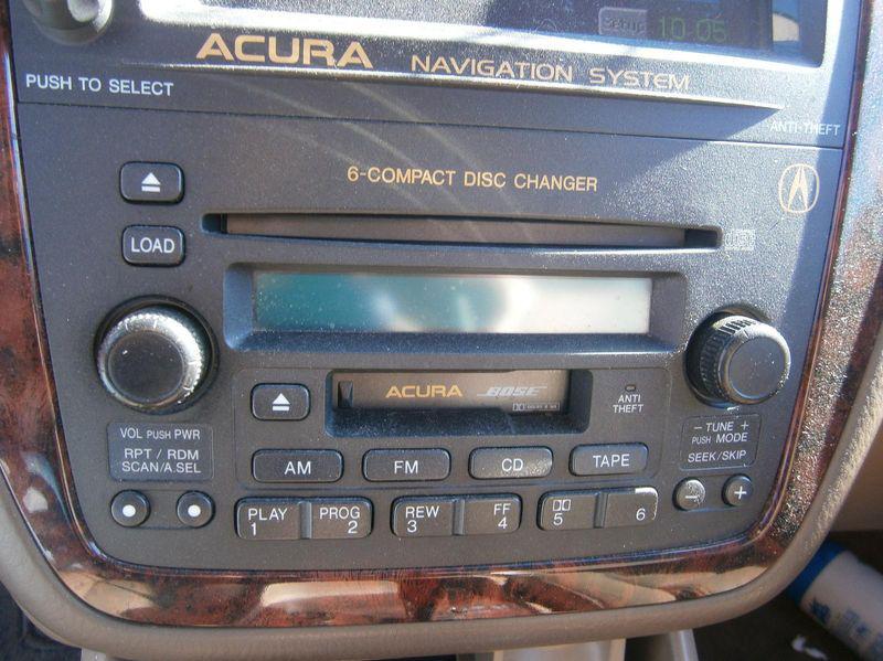 Acura mdx a/v equipment receiver, am-fm-cassette-6 cd (touring), w/navigation 