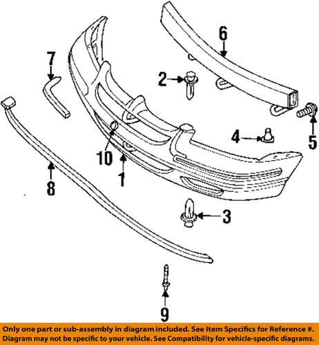 Plymouth oem 4630784 front bumper-medallion