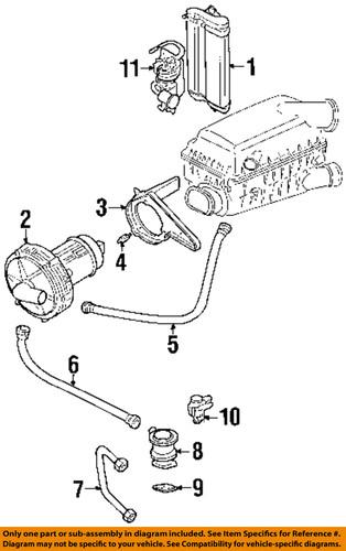 Volkswagen oem 06a131351h air pump check valve/air pump check valve -gulp