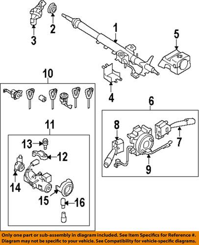 Subaru oem 83114ag090 windshield wiper switch-wiper switch