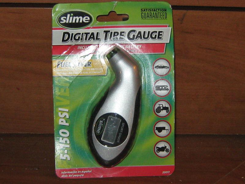 Slime digital sport tire gauge, lit tip & back lit for night use model # 20017