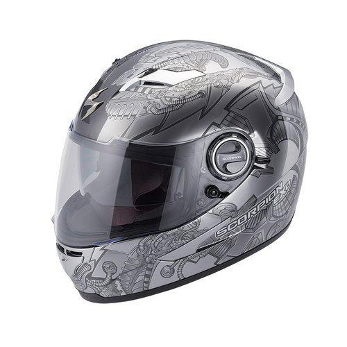 Scorpion exo-500 bio full-face helmet silver