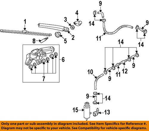 Volkswagen oem 5k6955711b windshield wiper motor