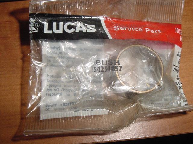 Nos lucas starter bushing jaguar mkx xke xk-e type 1965