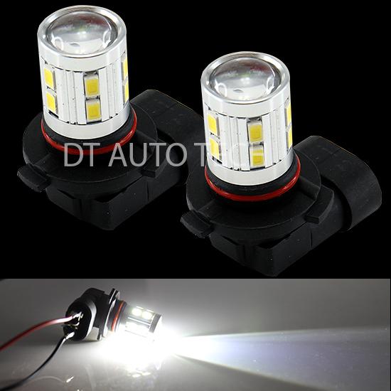 9006 6000k xenon white cree high power led projector fog lights lamps bulbs