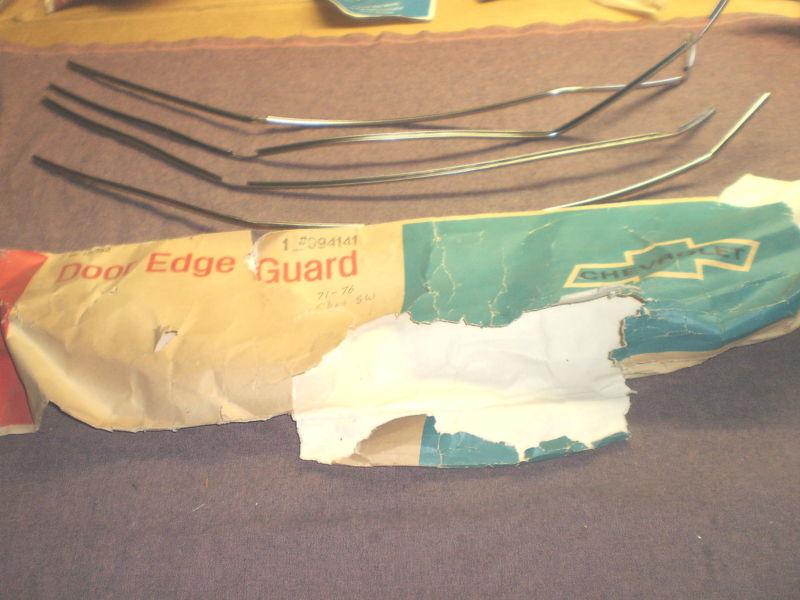 Chevrolet 71,76 fullsize stationwagon  door edge guard package orig. gm nos