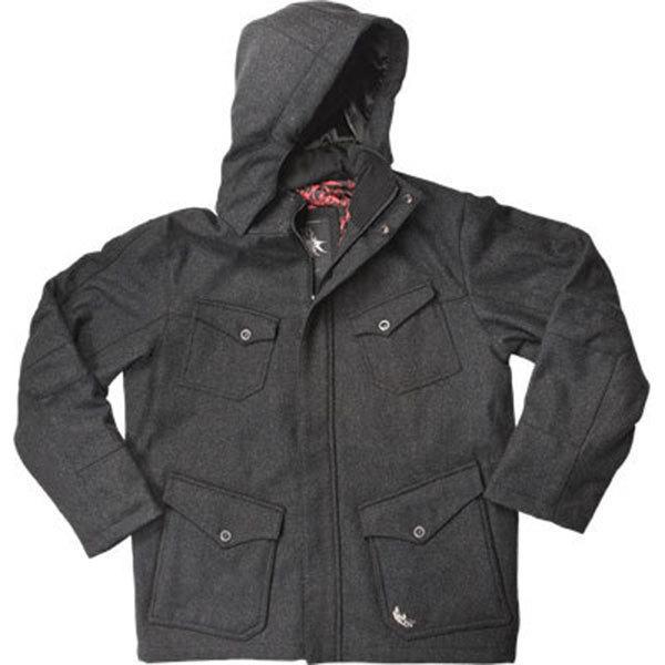 Fly racing sheep jacket black size small