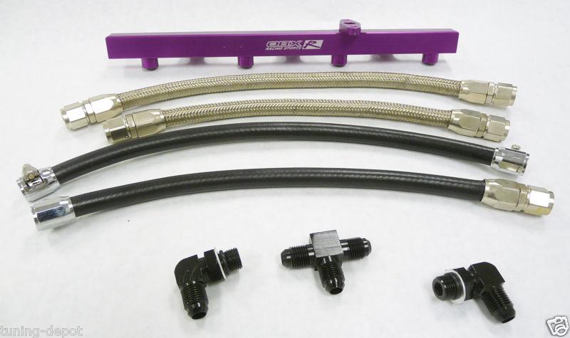 Obx hi-flo fuel rail 94-97 mazda miata mx-5 1.8l - pur