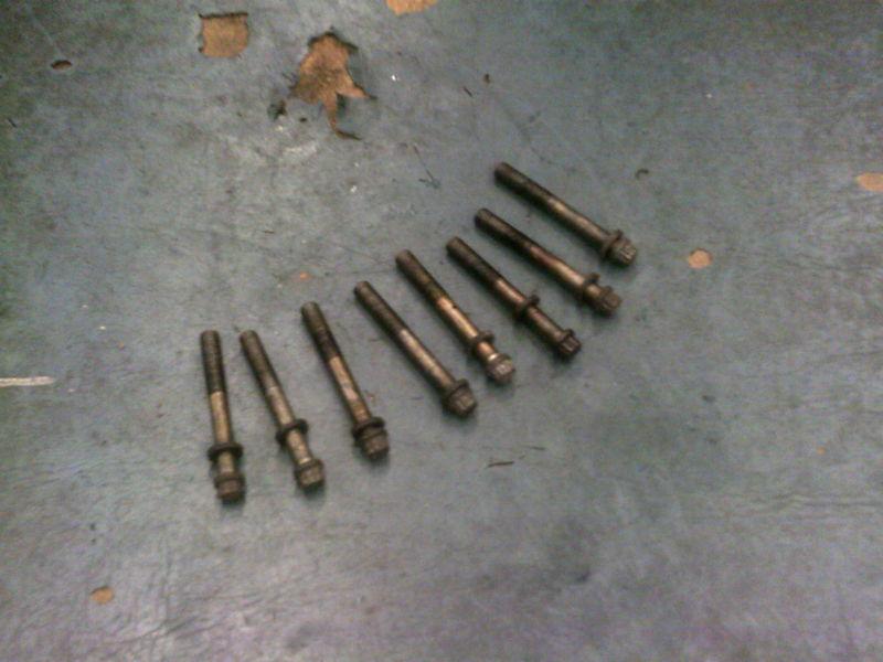 74-85 harley hd xl sportster 1000cc ironhead cylinder head bolts hardware lot