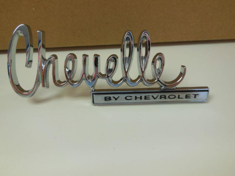 1970 chevelle    new  trunk lid emblem 