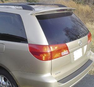 Painted toyota sienna 2004-2010 factory rear spoiler