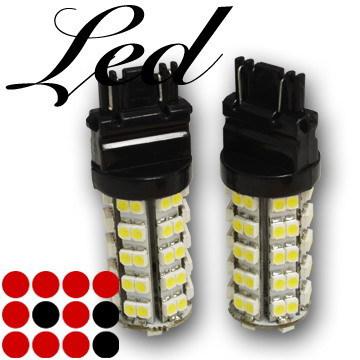 Turn signal corner brake tail xenon white lamp 68-led light bulb smd 3157 bulbs