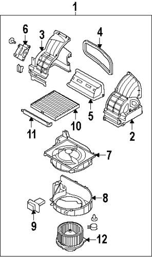 Kia 971281m000 genuine oem factory original resistor