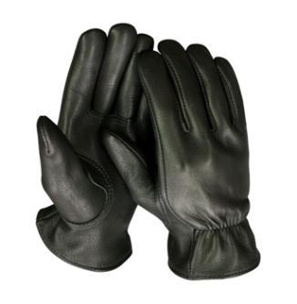 Churchill deerskin leather thinsulate size xl black gloves standard cuff u.s.a.