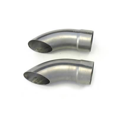 Doug's h3815 exhaust turnout steel weld-on 3.5" diameter 9.0" length pair