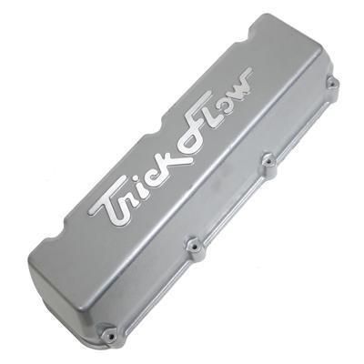 Trick flow valve cover tall cast aluminum silver trick flow logo ford 429 460 ea