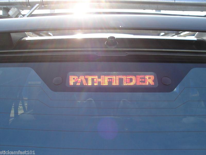 Nissan pathfinder 3rd brake light decal overlay 96 97 98 99 00