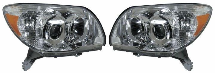 Headlight headlamp assembly pair set both driver passenger side left+right lh+rh