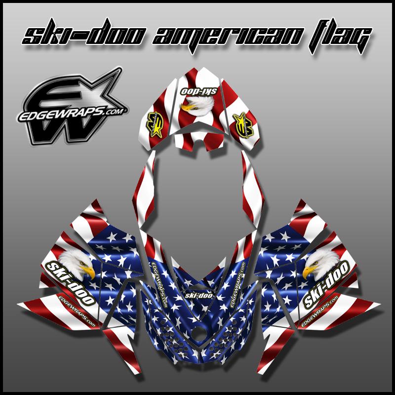 Ski doo rev, xp, mxz, renegade, summit, freeride, -     08/12  a. flag kit 