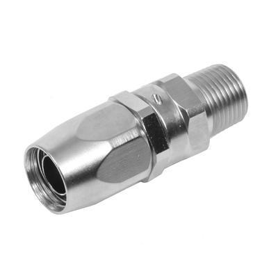 Summit 240104n hose end swivel straight -10 an hose to male 1/2" npt nickel ea