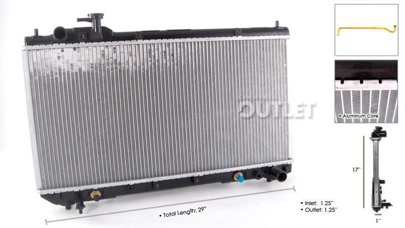 New 1998-2000 toyota rav4 auto & manual trans radiator 2.0l 98-00 2wd 4wd at mt