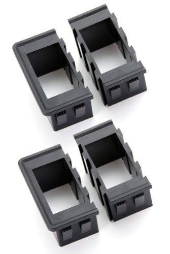 Rugged ridge black rocker switch housing kit