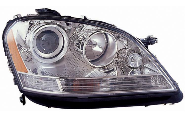 Passenger side replacement headlight halogen type 06-07 mercedes benz m class