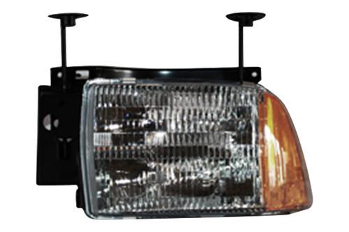 Tyc 20-5092-00 - 1995 chevy blazer 16525161 left replacement headlight assembly