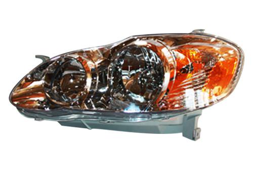 Tyc 20-6236-80 - 2005 toyota corolla left replacement headlight assembly