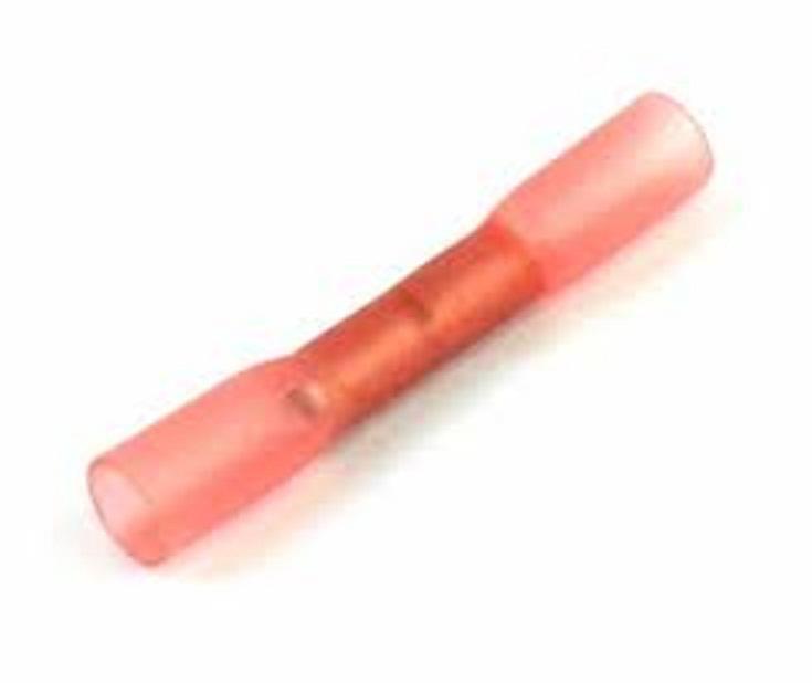 New marpac marine boat heat shrink butt connectors 22-18 awg red 7-3290