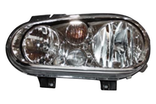 Tyc 20-6474-00 1999 volkswagen golf left replacement headlight assembly