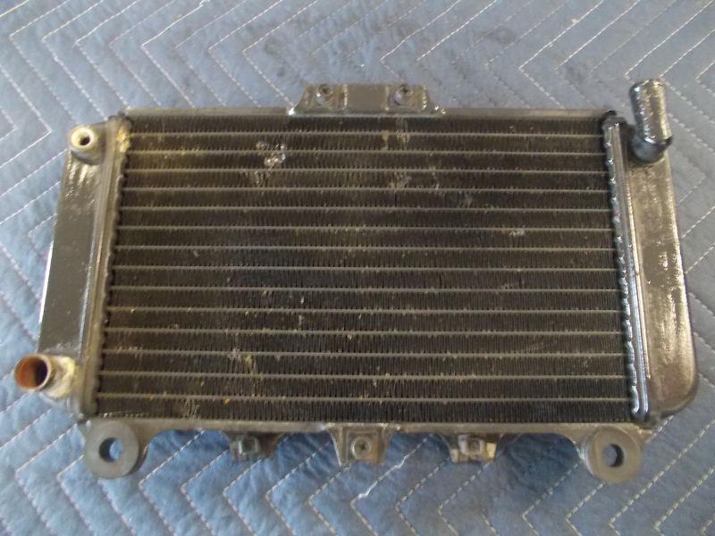 1985 kawasaki zx600a zx600 zx 600 ninja radiator with screen