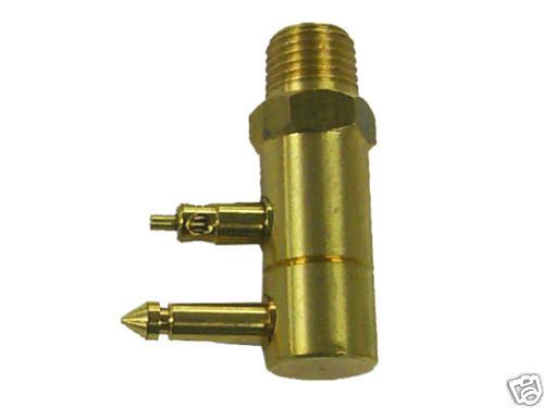 Outboard marine fuel tank connector fitting for omc johnson evinrude