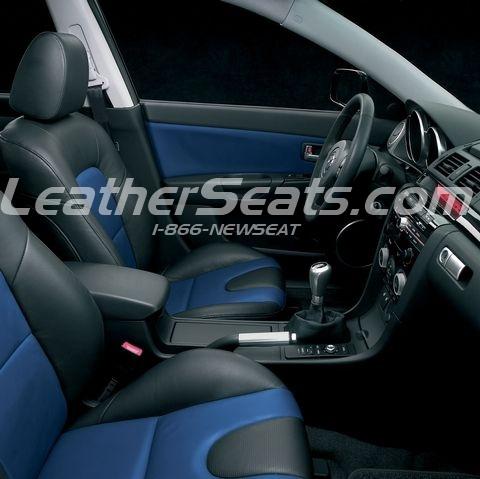 2004 - 2010 mazda 3 leather seat covers mazdaspeed leather interior kits
