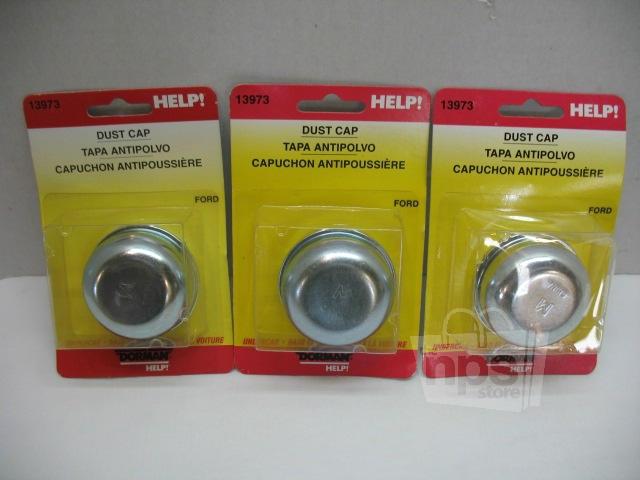 Dorman 13973 wheel hub dust caps for 1-31/32in id hubs lot of 3 new