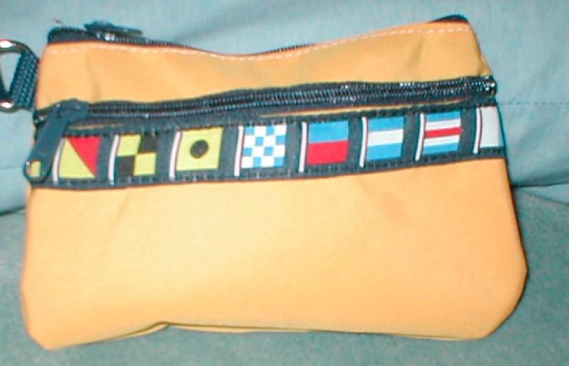 Waterproof wristlet with nautical code flags $17.95 free freight
