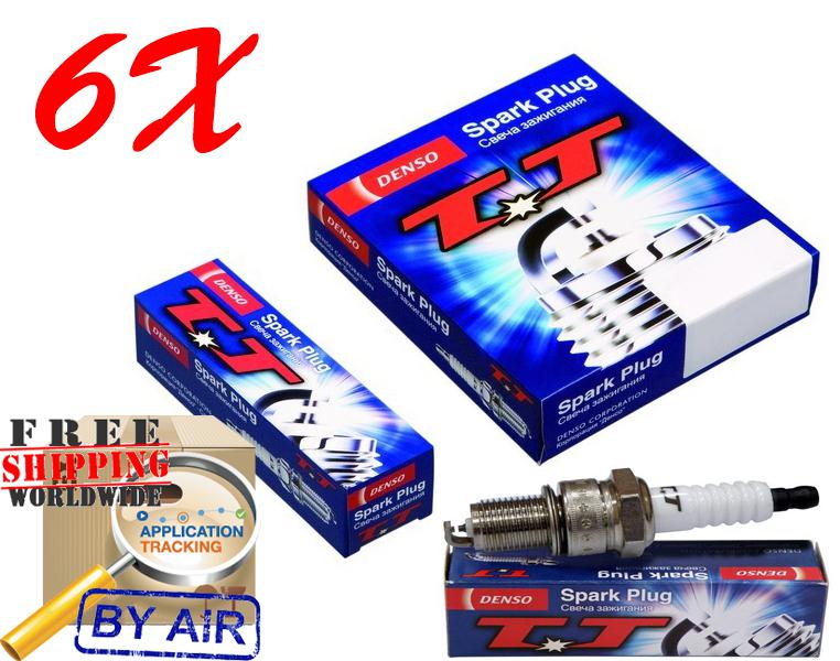 6x denso spark plugs k20tt twin tip mazda mitsubishi renault audi bmw chevrolet