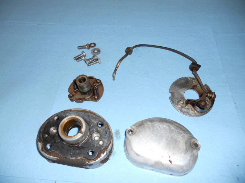 1965 honda cb160 ignition points and cover plates assembly   ahrma