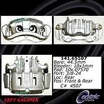 Centric parts 142.65507 rear right rebuilt caliper with pad