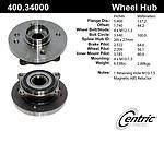 Centric parts 400.34000 front hub assembly