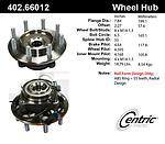 Centric parts 402.66012 front hub assembly