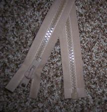 Bimini top marine canvas ykk zipper #10 - beige 72" free top stop and shipping