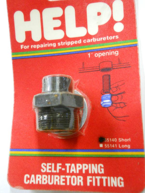 Help parts 1'' self-tapping carburetor fitting - for quadrajet carburetors