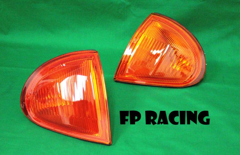 93-97 honda eg del sol jdm style front amber corner lights si s left & right 