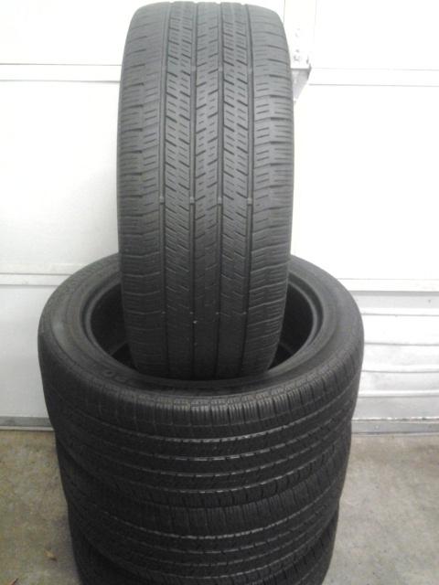 4 available! continental 4x4 contact tire(s) 275/45r20-110h  275/45/20 275 40 20