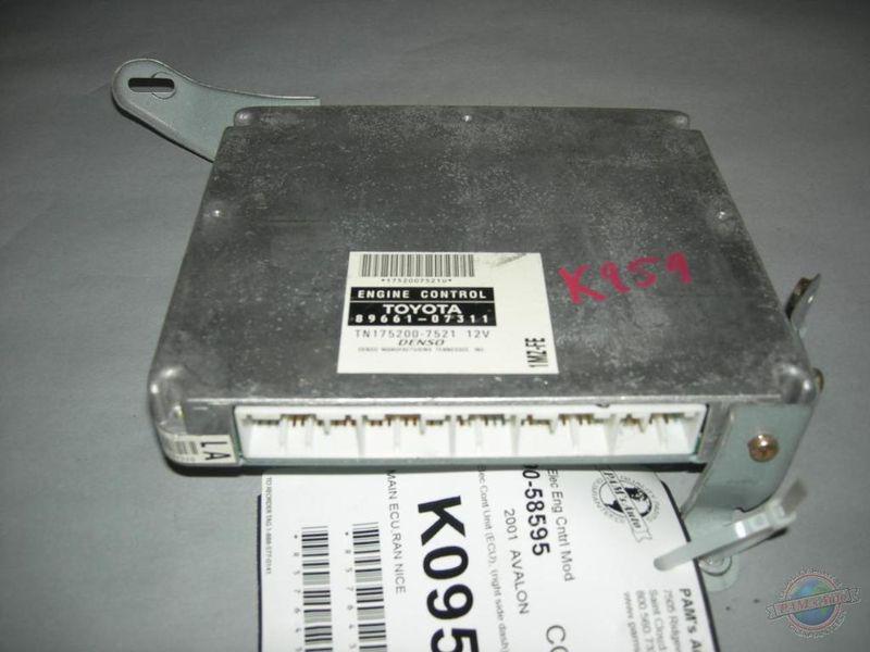 Engine computer ecu avalon 1012218 00 01 main ecu ran nice 89661-07260