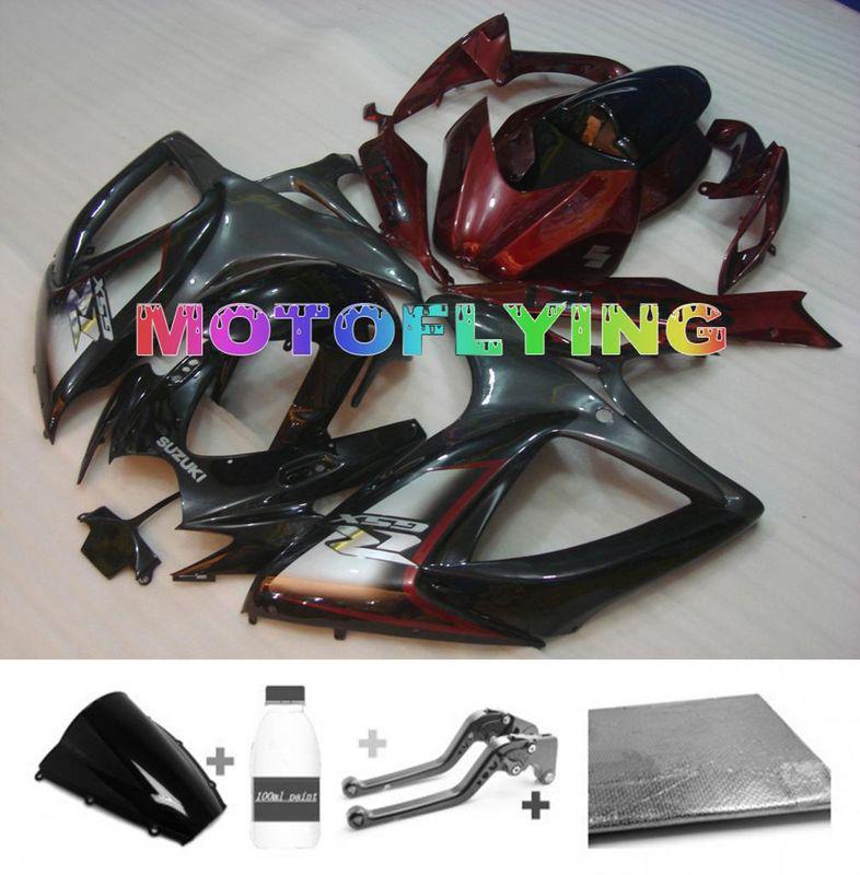 Injection fairing bodywork paint levers for suzuki 2006 2007 gsxr 600 750 k6 h17